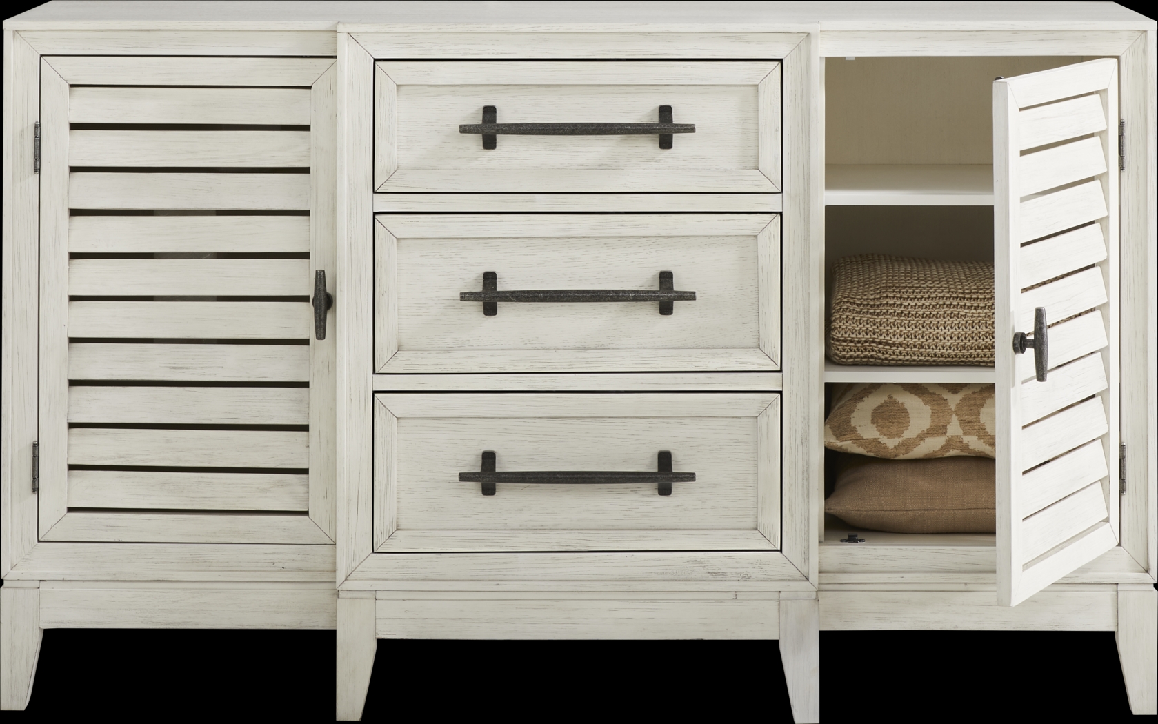 River Falls White 5 Pc Queen Slat Bedroom - Thumbnail - Image 6