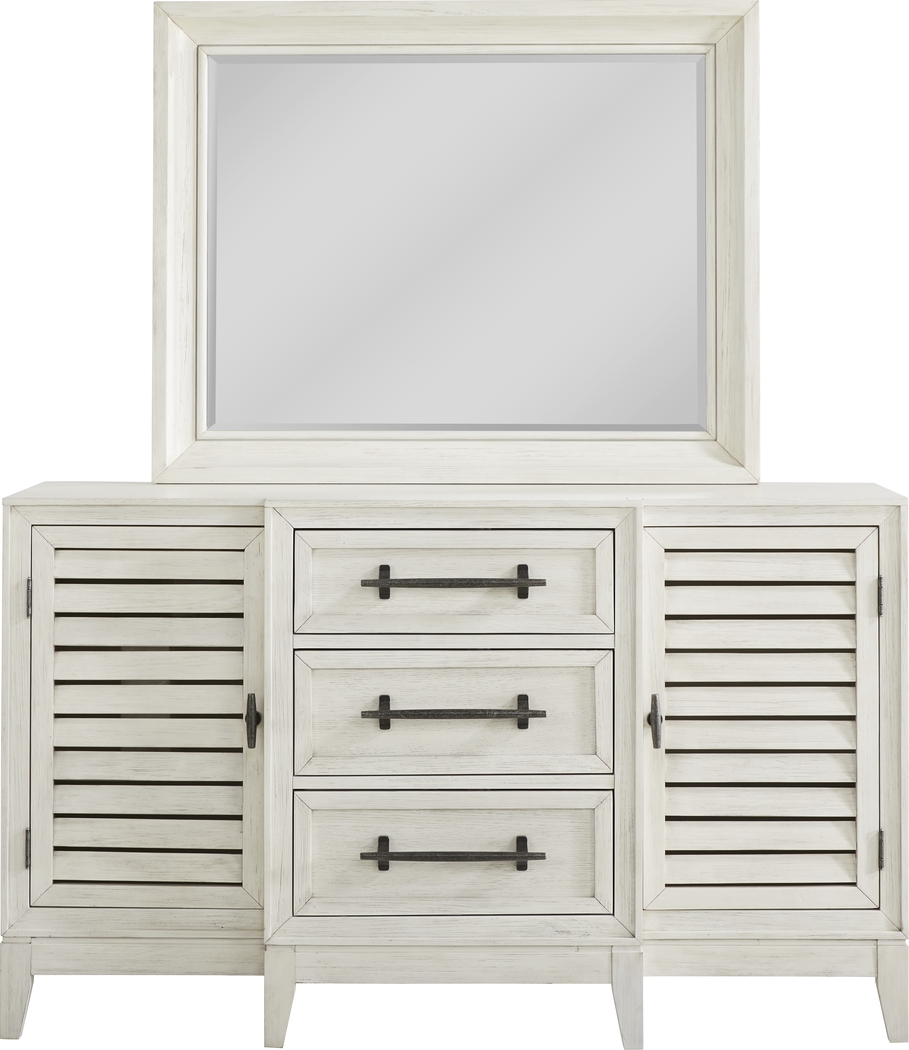 River Falls White 5 Pc Queen Slat Bedroom - Thumbnail - Image 11