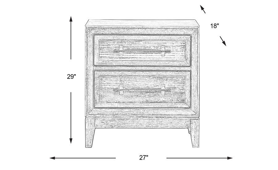 Dimension Image. Please refer to the Dimension Tab on this page for dimension details.