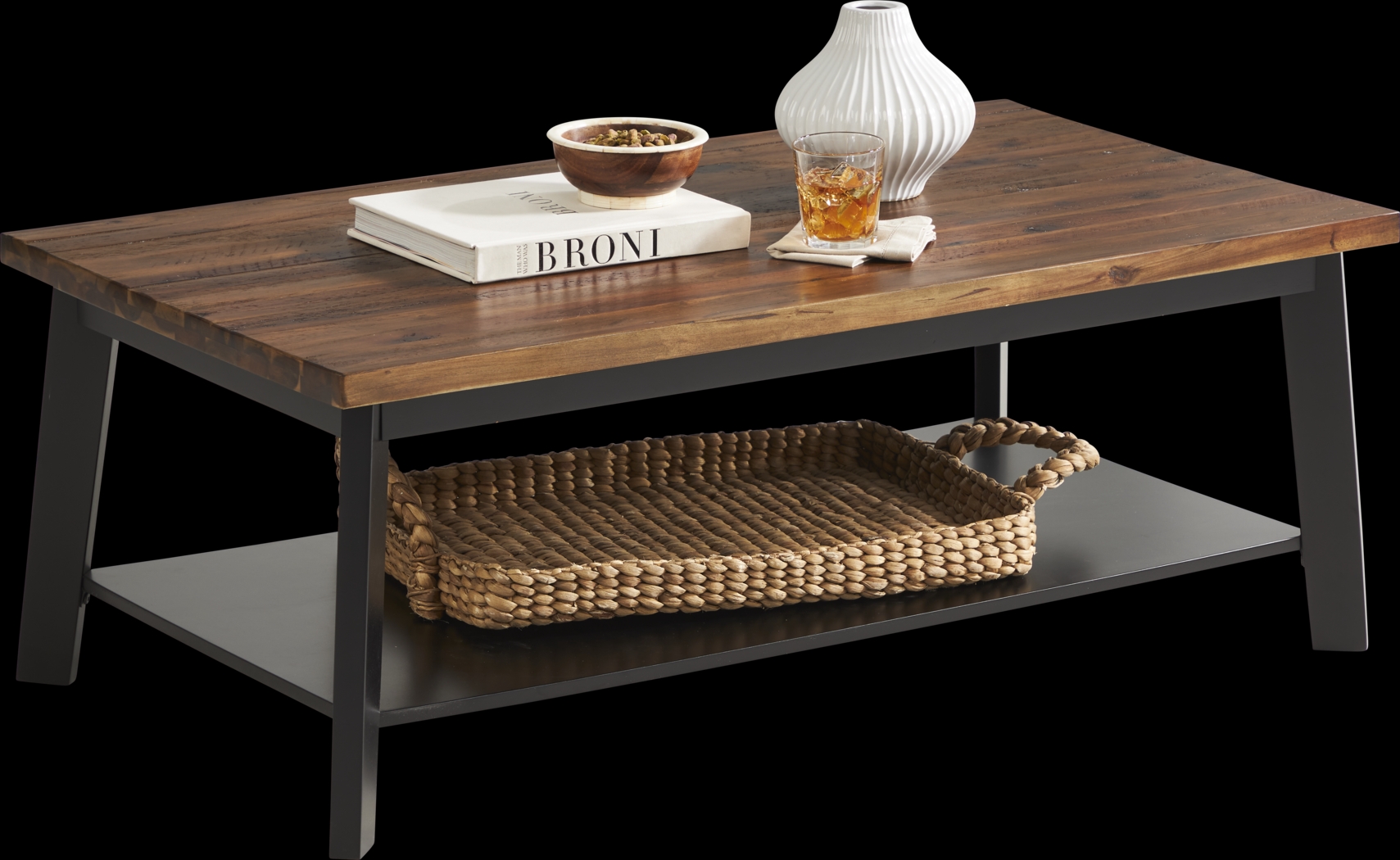 River Lodge Dark Brown Cocktail Table - Thumbnail - Image 2