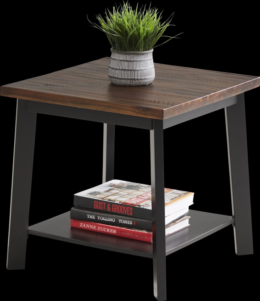 River Lodge Dark Brown End Table - Thumbnail - Image 2