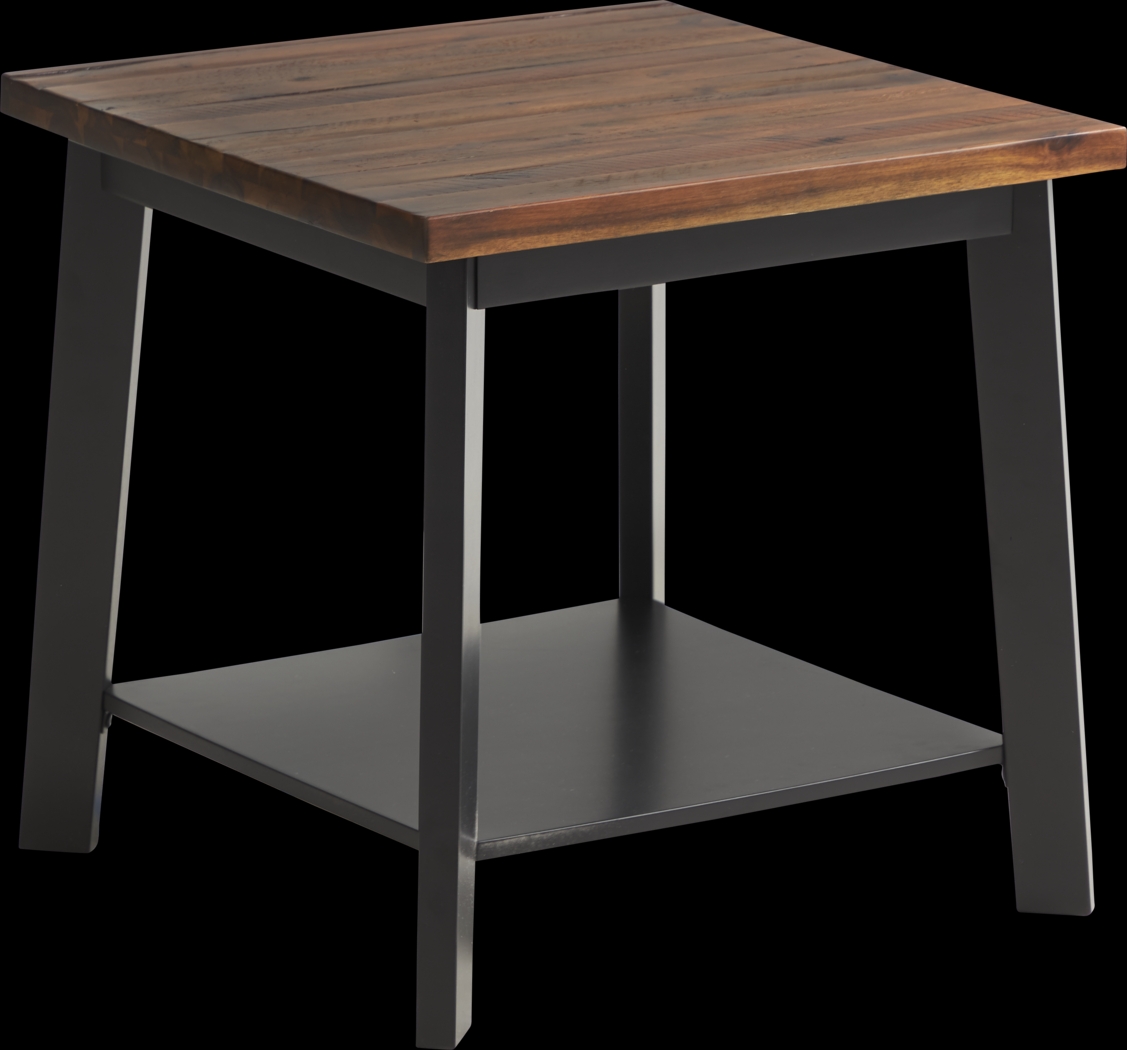 River Lodge Dark Brown End Table - Thumbnail - Image 1