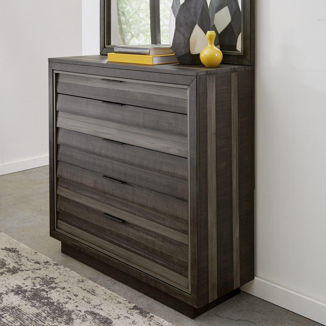 River Street Graphite 7 Pc Queen Panel Bedroom - Thumbnail - Image 6