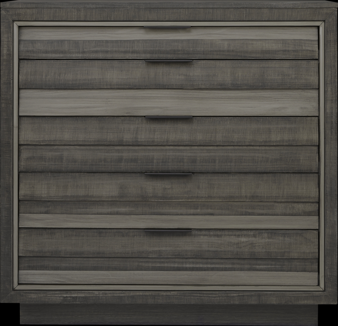 River Street Graphite 7 Pc Queen Panel Bedroom - Thumbnail - Image 5