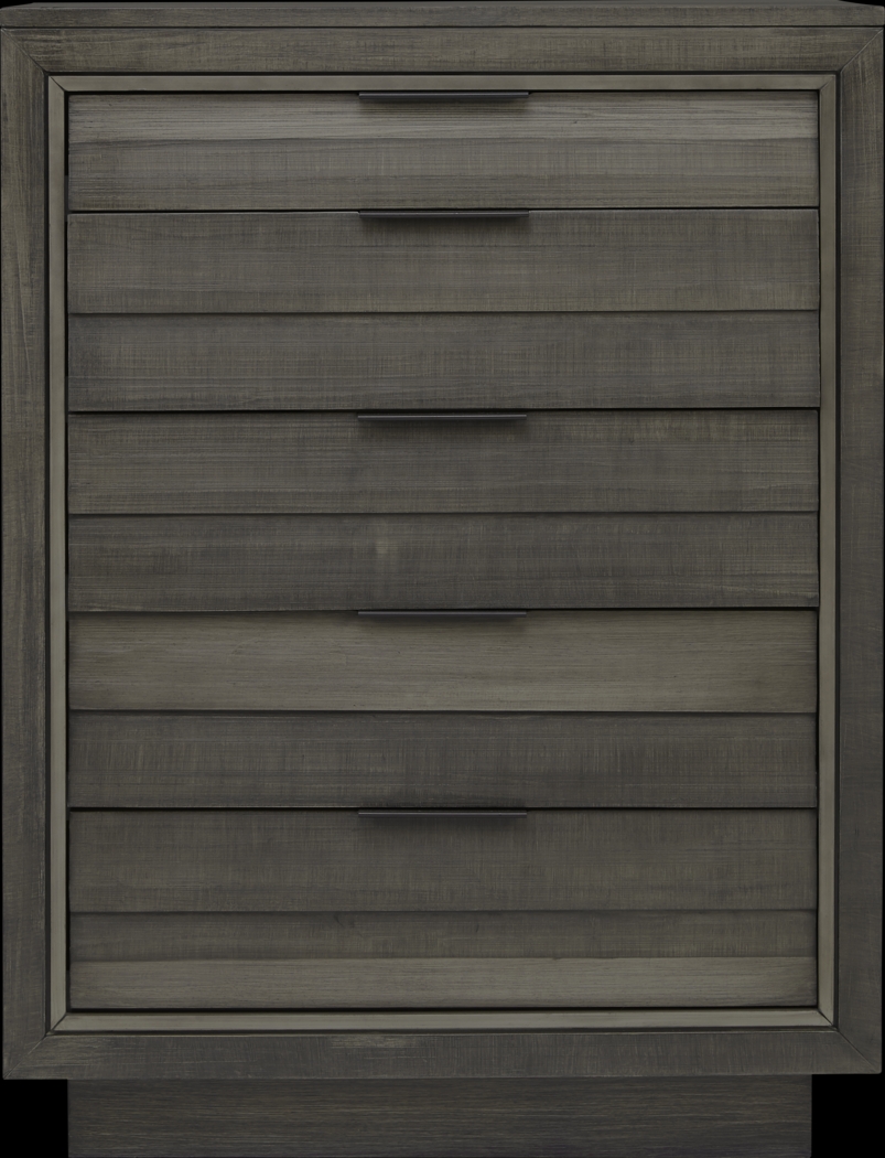 River Street Graphite 5 Pc Queen Scoop Bedroom - Thumbnail - Image 5