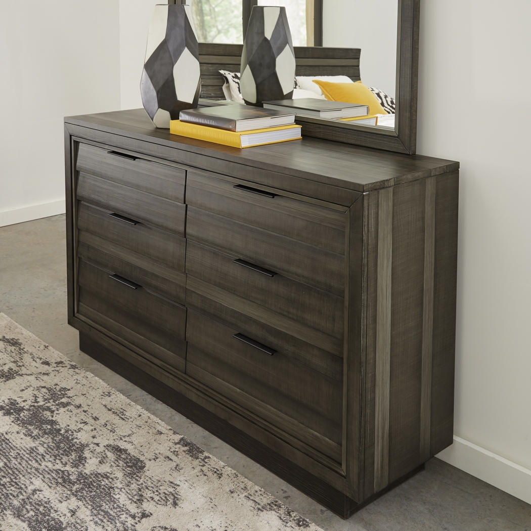 River Street Graphite 7 Pc King Scoop Bedroom - Thumbnail - Image 6