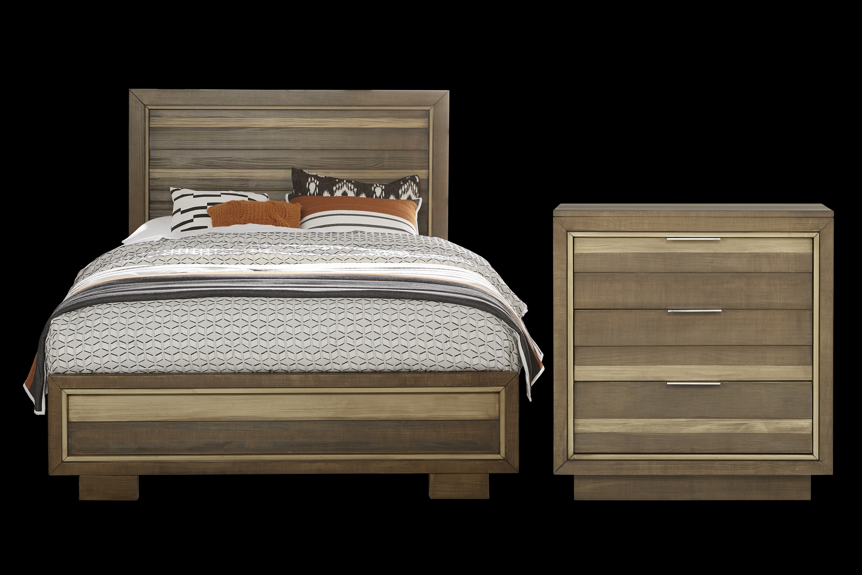 River Street Mocha 4 Pc Queen Panel Bedroom - Thumbnail - Image 1