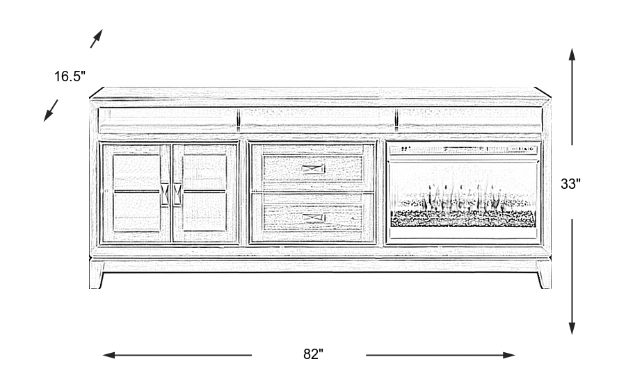 Dimension Image. Please refer to the Dimension Tab on this page for dimension details.