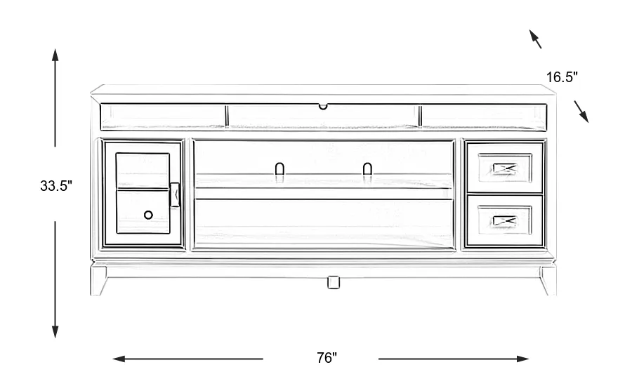 Dimension Image. Please refer to the Dimension Tab on this page for dimension details.