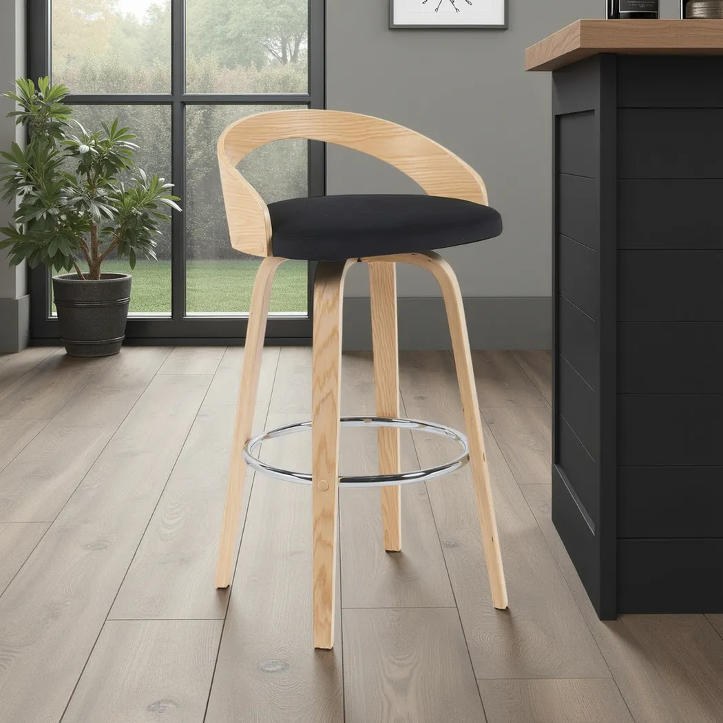 Riverair Black Barstool - Thumbnail - Image 2