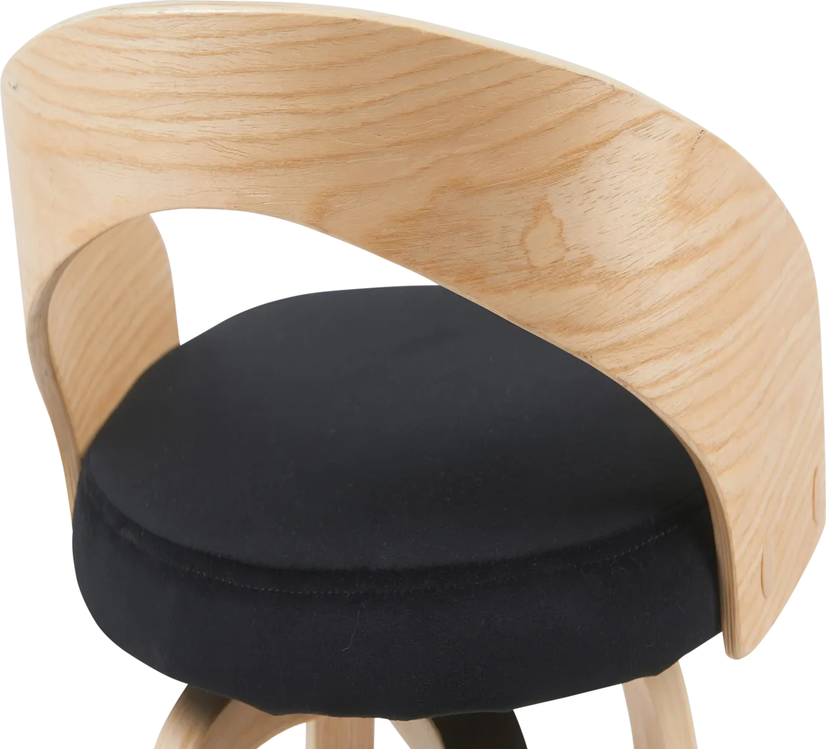Riverair Black Counter Height Stool - Thumbnail - Image 4