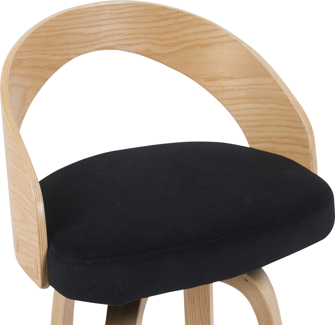 Riverair Black Counter Height Stool - Thumbnail - Image 6