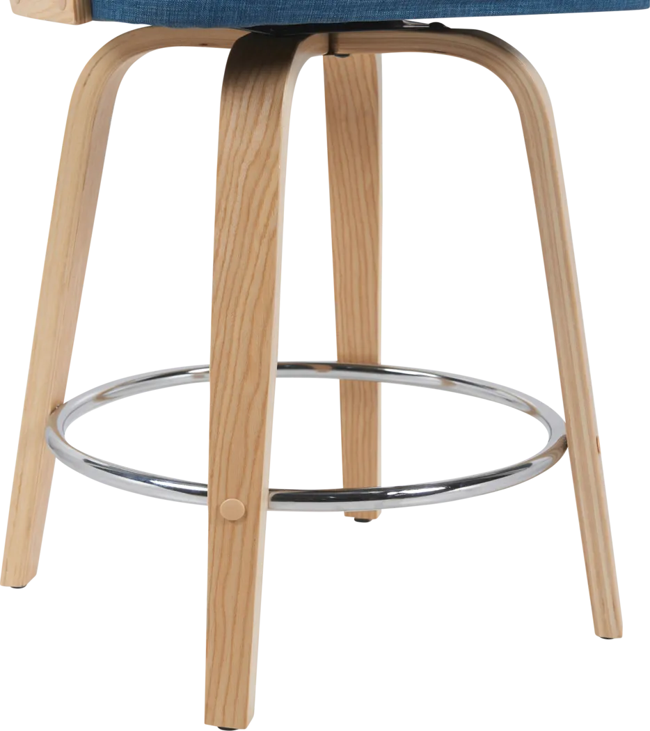 Riverair Blue Counter Height Stool - Thumbnail - Image 3