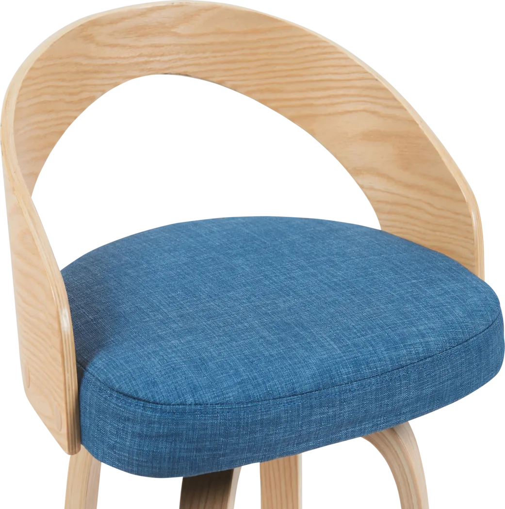Riverair Blue Counter Height Stool - Thumbnail - Image 4