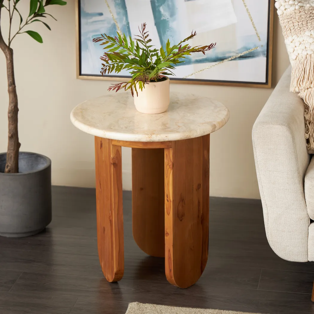 Riverbook Brown End Table - Thumbnail - Image 2