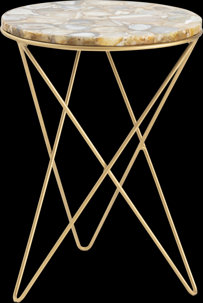 Riverbow Gold End Table - Thumbnail - Image 1