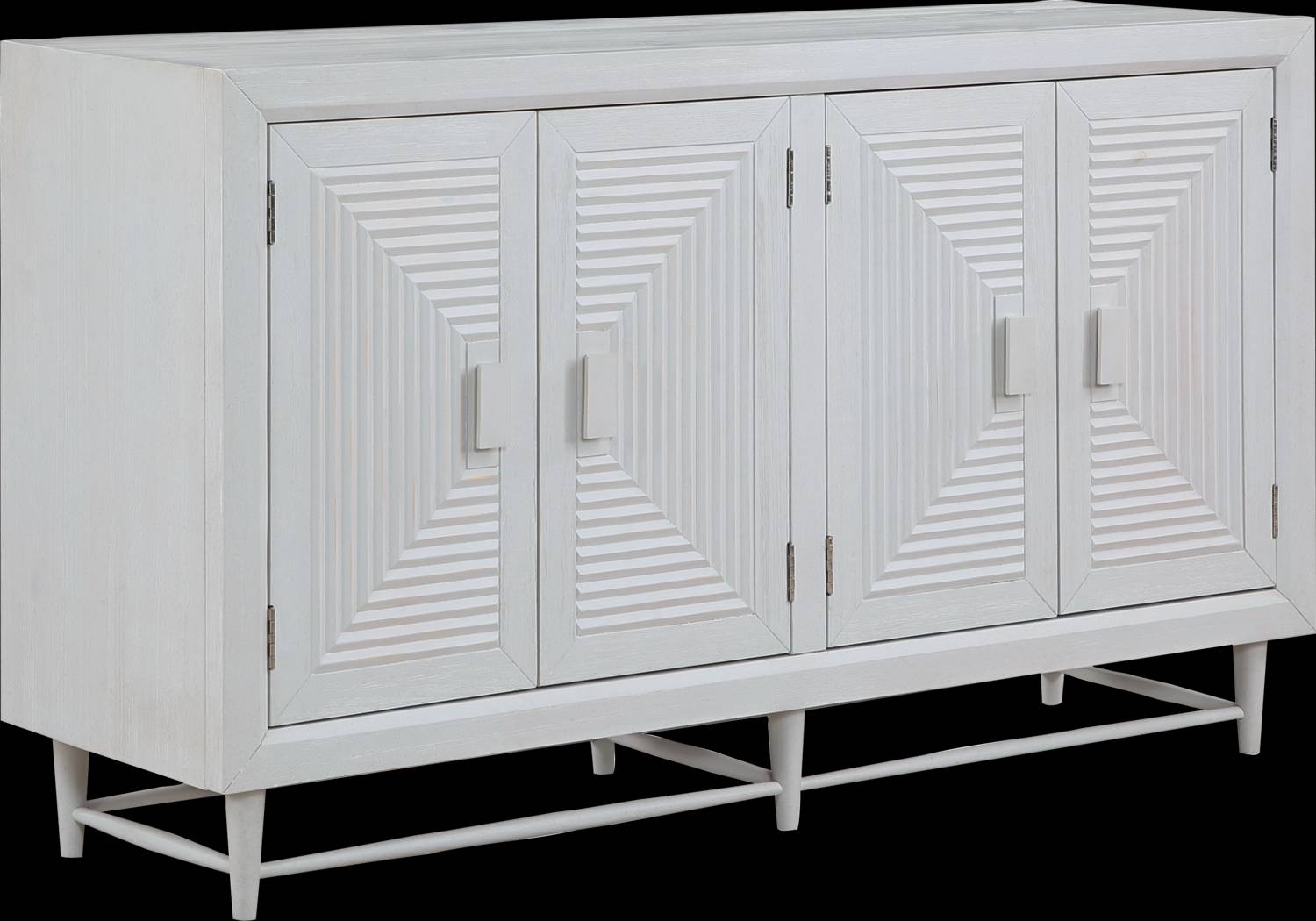 Riverbriar White Credenza - Thumbnail - Image 1