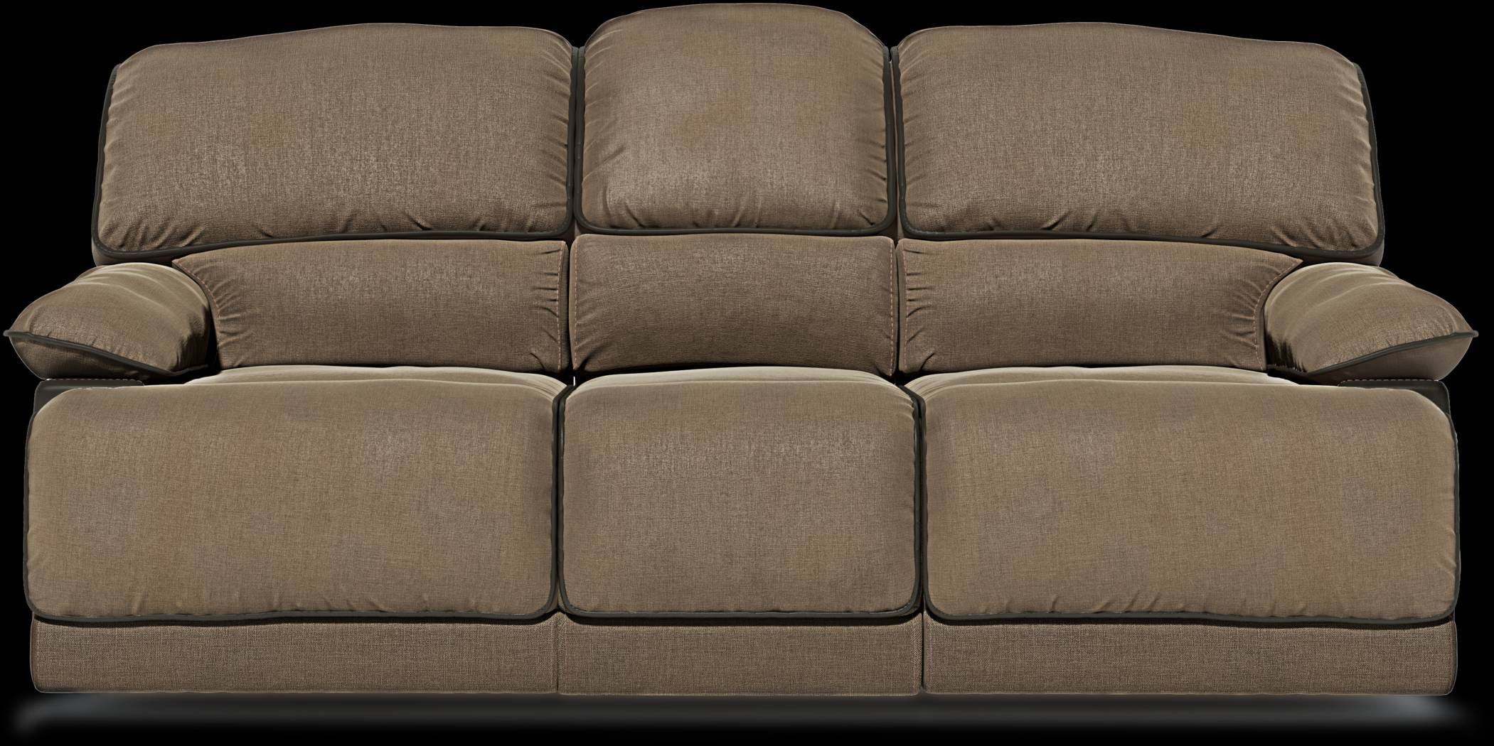 Riverbrook Coffee Reclining Sofa - Thumbnail - Image 1