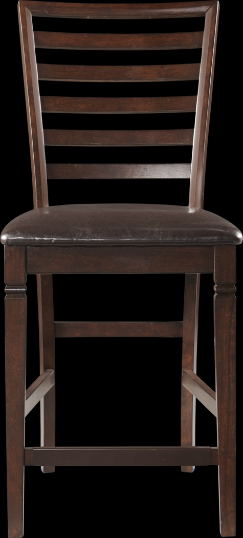 Riverdale Cherry Ladder Back Counter Height Stool - Thumbnail - Image 4