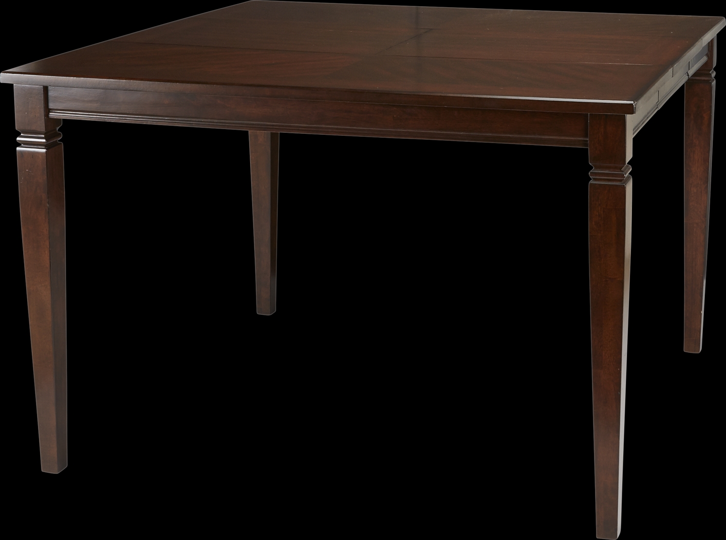 Riverdale Cherry 5 Pc Square Counter Height Dining Room with Ladder Back Stools - Thumbnail - Image 3