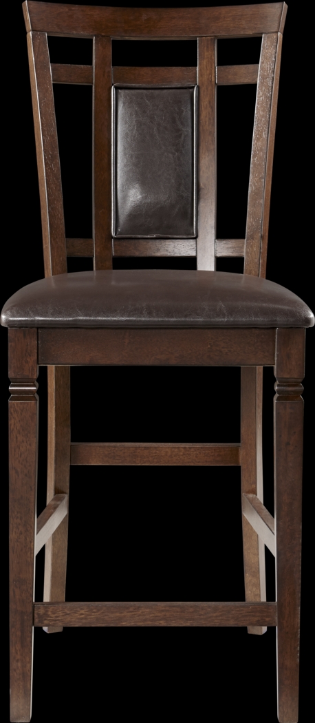 Riverdale Cherry Upholstered Back Counter Height Stool - Thumbnail - Image 4