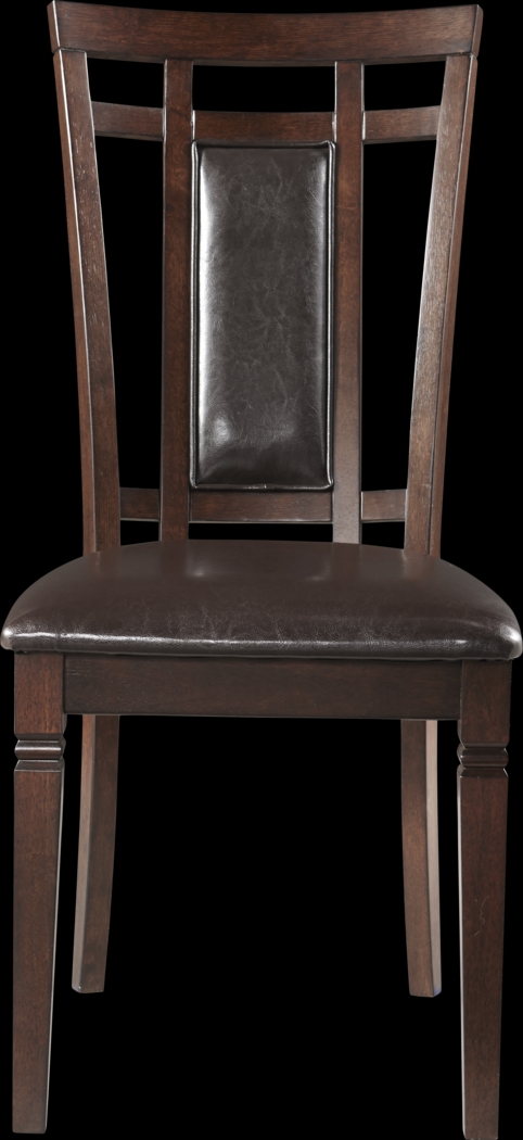 Riverdale Cherry Upholstered Back Side Chair - Thumbnail - Image 4