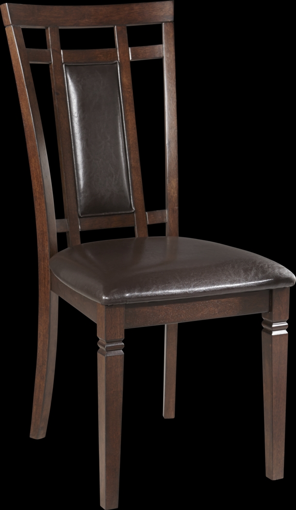 Riverdale Cherry Upholstered Back Side Chair - Thumbnail - Image 1