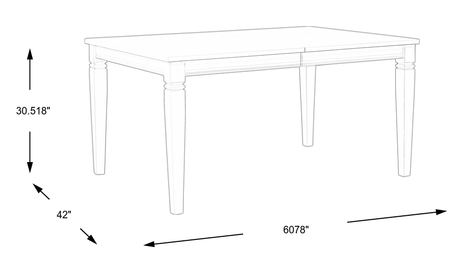 Dimension Image. Please refer to the Dimension Tab on this page for dimension details.