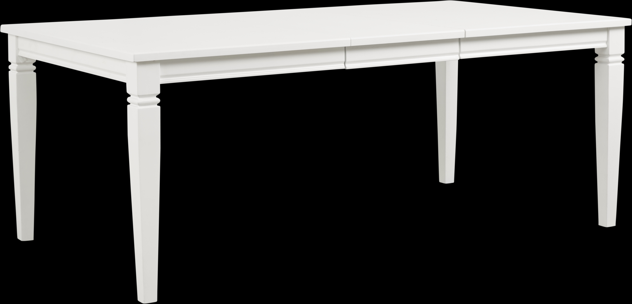 Riverdale White 5 Pc Rectangle Dining Room with X-Back Chairs - Thumbnail - Image 2