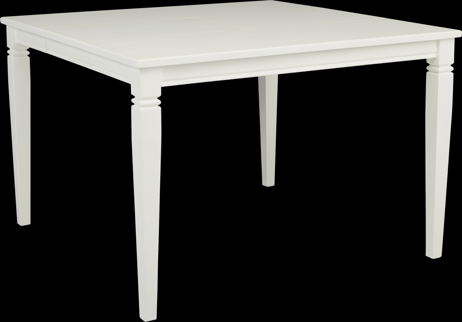 Riverdale White Square Counter Height Dining Table - Thumbnail - Image 3