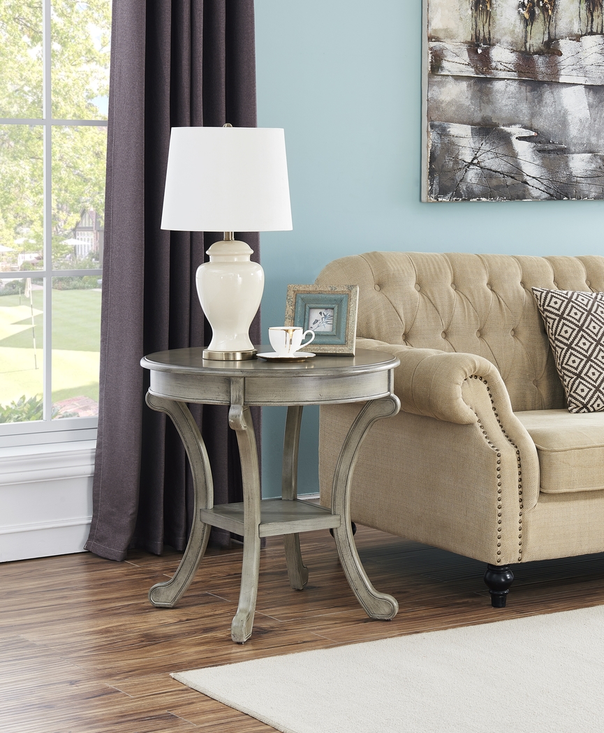 Riverine Gray Accent Table - Thumbnail - Image 3