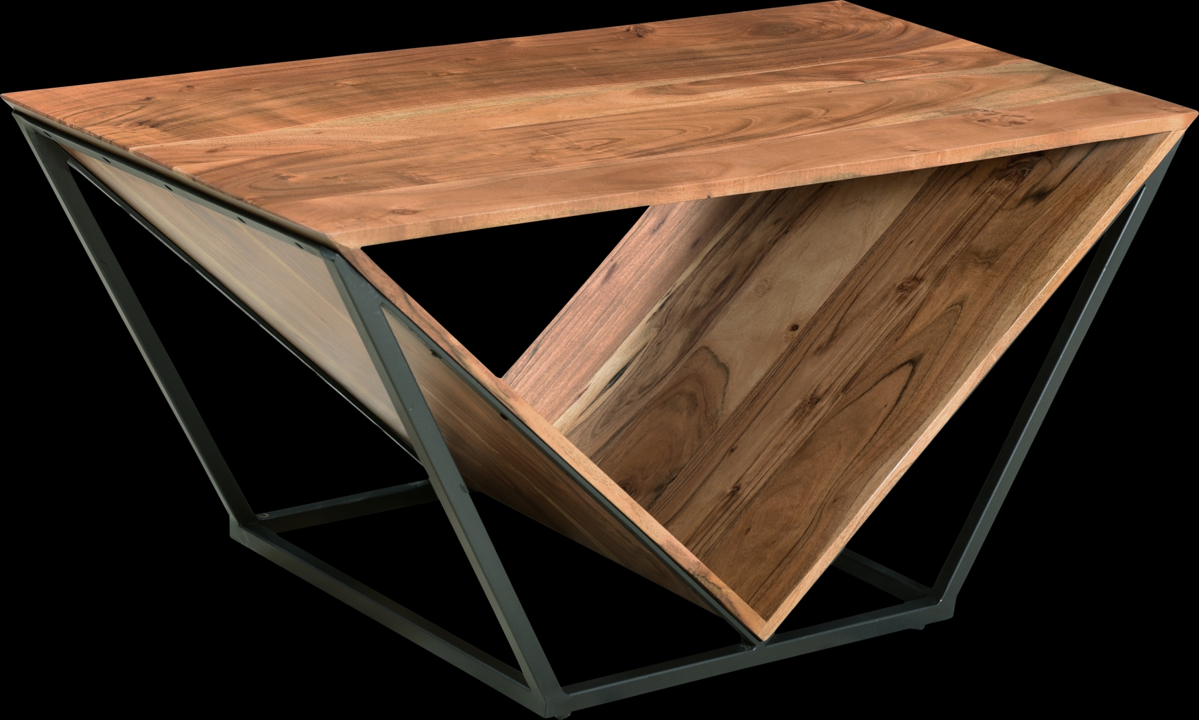 Riverlon Brown Cocktail Table - Thumbnail - Image 2