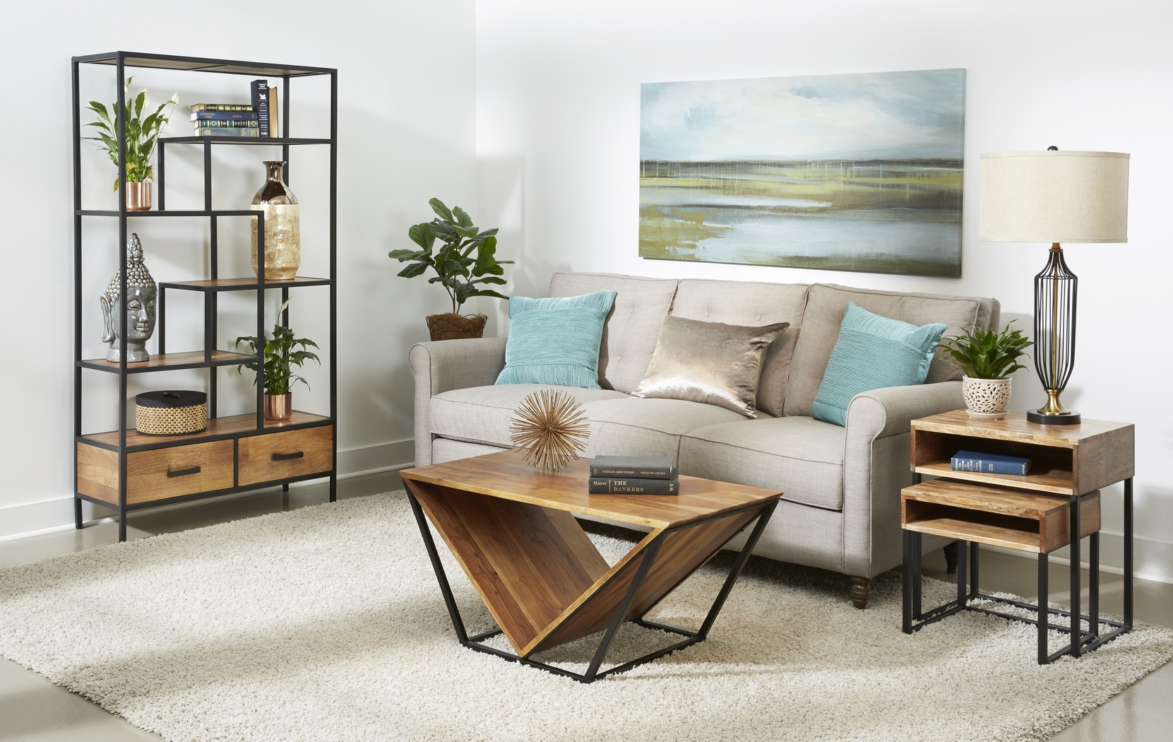 Riverlon Brown Cocktail Table - Thumbnail - Image 6