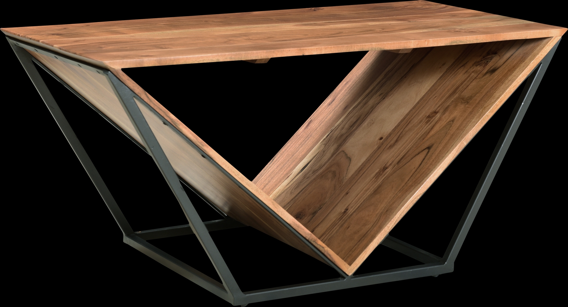 Riverlon Brown Cocktail Table - Thumbnail - Image 1
