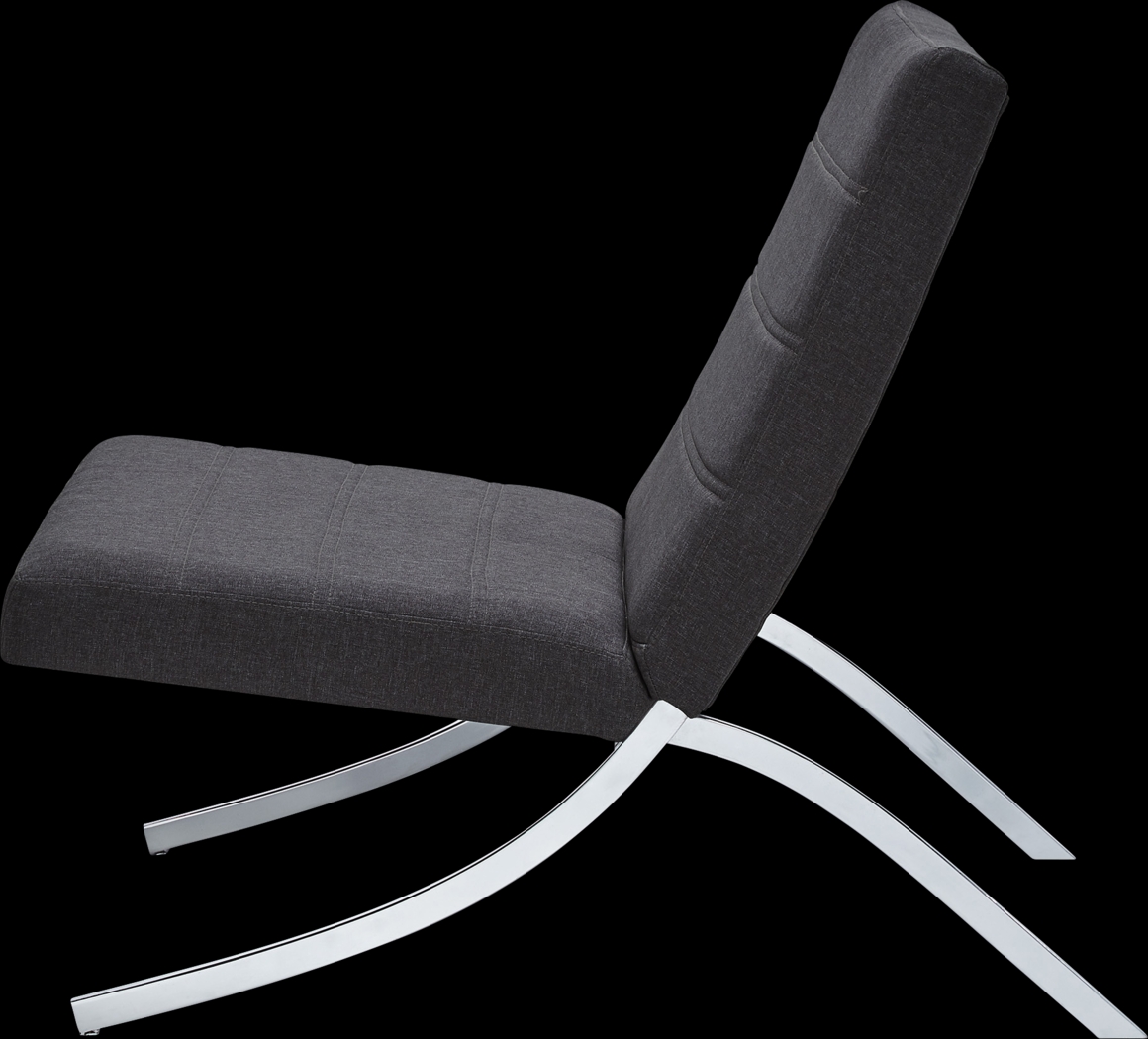 Rivershire Dark Gray Accent Chair - Thumbnail - Image 2