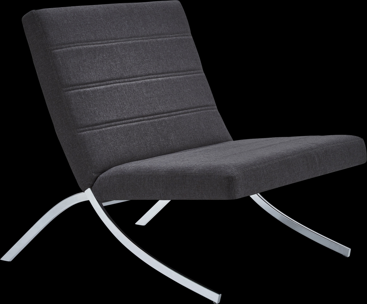 Rivershire Dark Gray Accent Chair - Thumbnail - Image 1