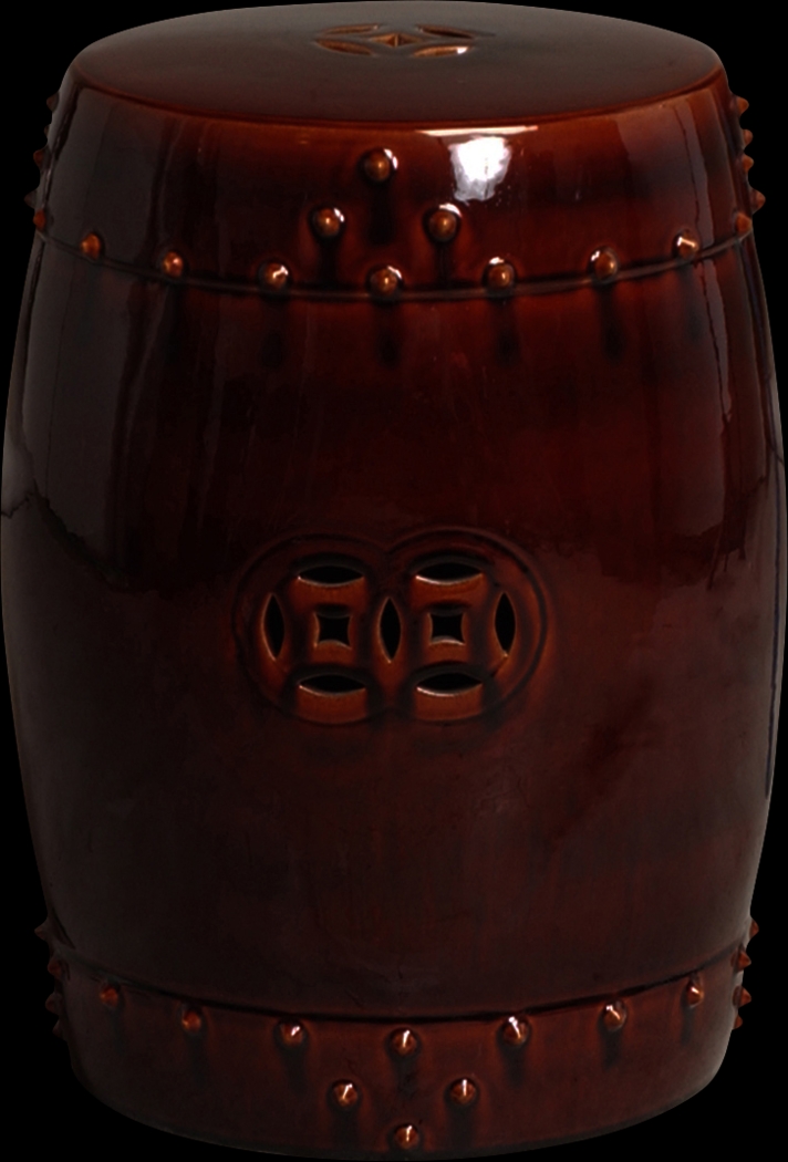 Rivershyre Brown Outdoor Stool - Thumbnail - Image 1