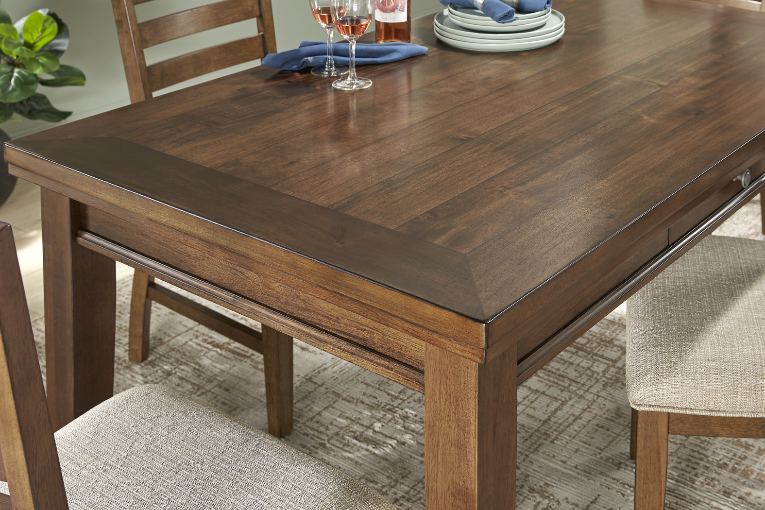 Riverview Brown Cherry 5 Pc Dining Room - Thumbnail - Image 6