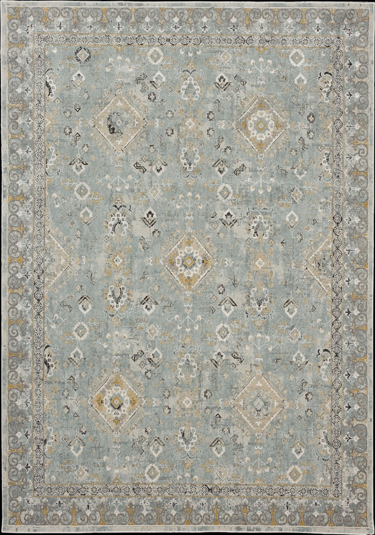 Riverwick Blue 5' x 7'6 Rug - Thumbnail - Image 1