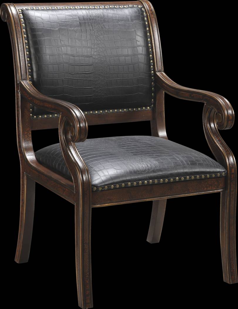 Rivington Black Accent Chair - Thumbnail - Image 1