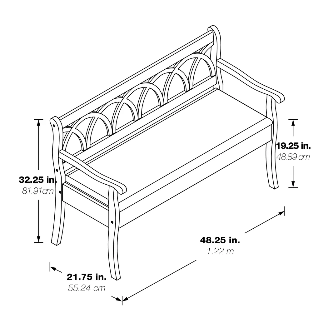 Arhun Black Bench - Thumbnail - Image 4