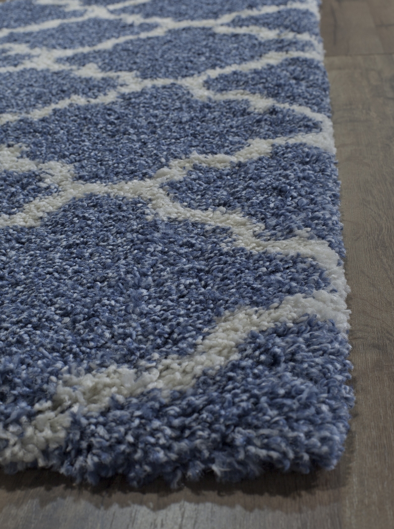 Riyah Blue 5' x 8' Rug - Thumbnail - Image 2
