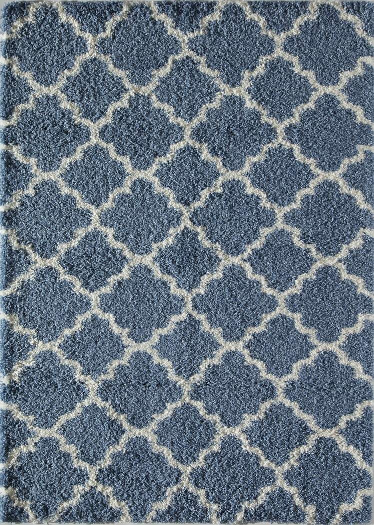 Riyah Blue 8' x 10' Rug Rug - Thumbnail - Image 1