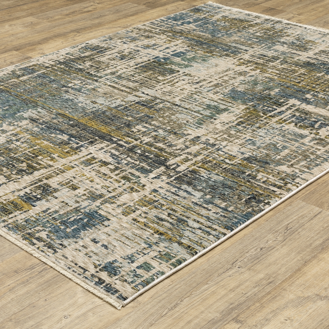Riyar Blue 2'3 x 7'6 Rug - Thumbnail - Image 2