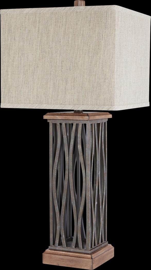 Roane Gray Lamp - Thumbnail - Image 1