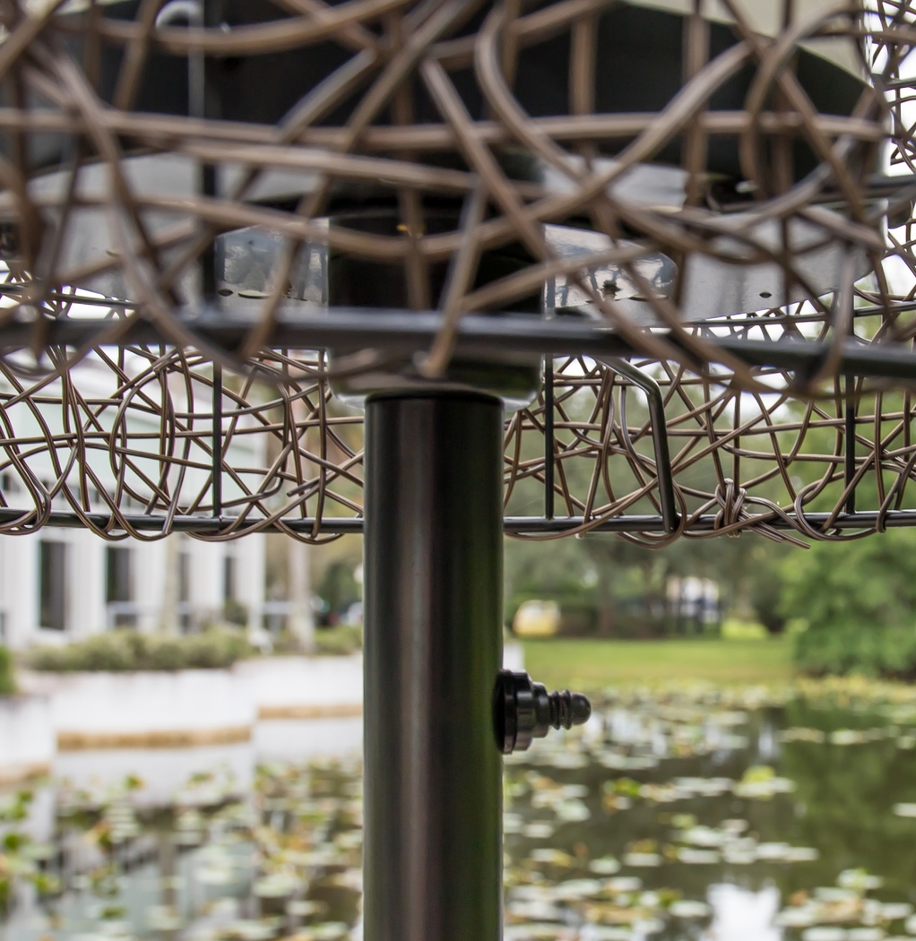 Roanoke Island Brown Outdoor Floor lamp - Thumbnail - Image 6