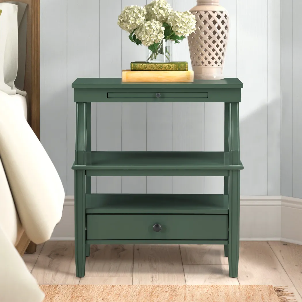 Roatta Green Nightstand - Thumbnail - Image 2
