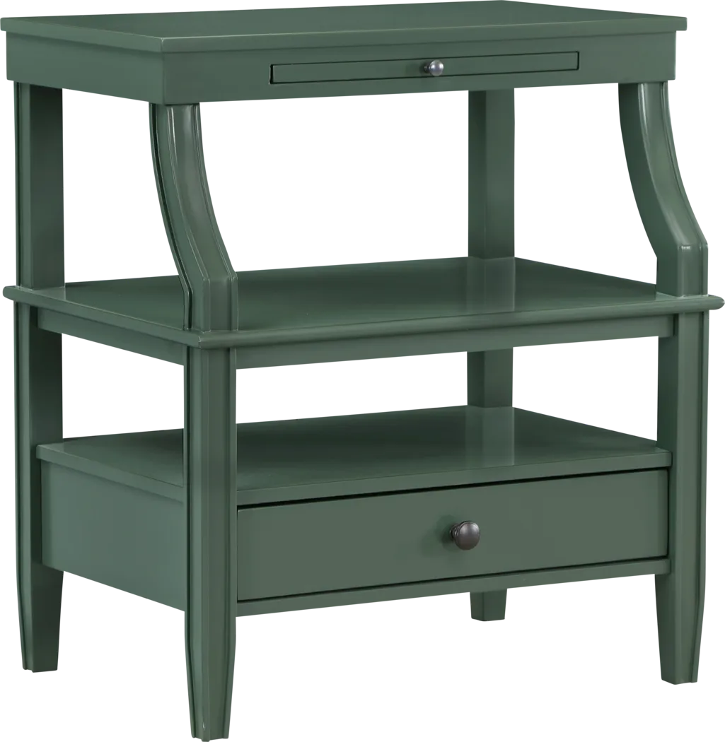 Roatta Green Nightstand - Thumbnail - Image 1
