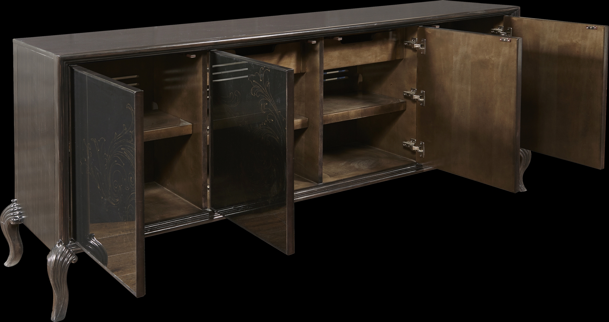 Robeline Black Credenza - Thumbnail - Image 5