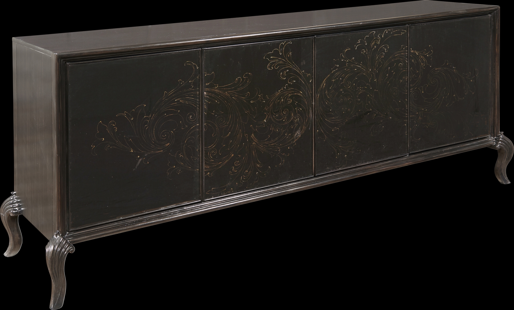 Robeline Black Credenza - Thumbnail - Image 1